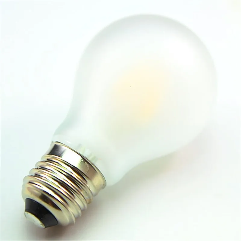 Затемняемый E27 4W 6W 8W COB Чип 400 800LM 4000 K 5000 холодный белый матовый LED лампа накаливания