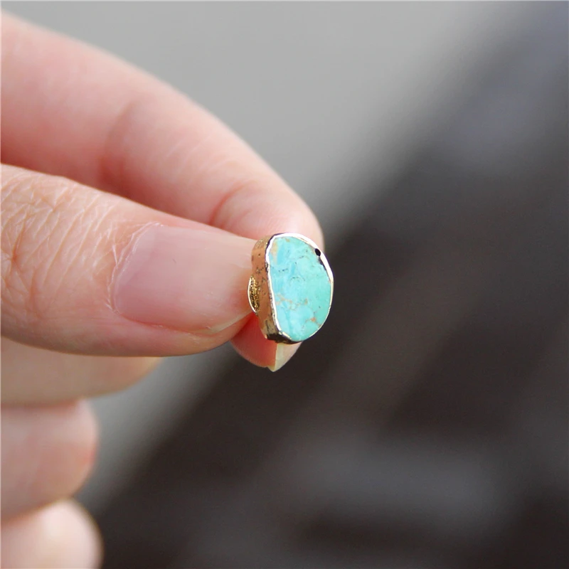 Женские Висячие серьги с натуральным кристаллом модные геометрические