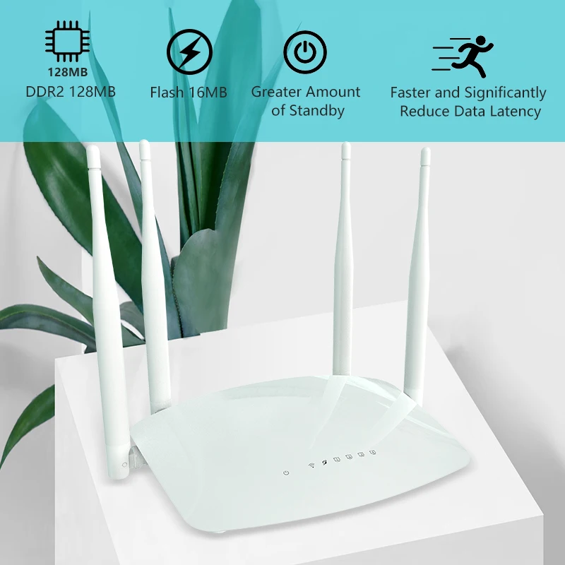 Cioswi WE2826 Беспроводной WI FI маршрутизатор домашний решение 300 Мбит/с 1Wan 4LAN USB 2 0 Слот
