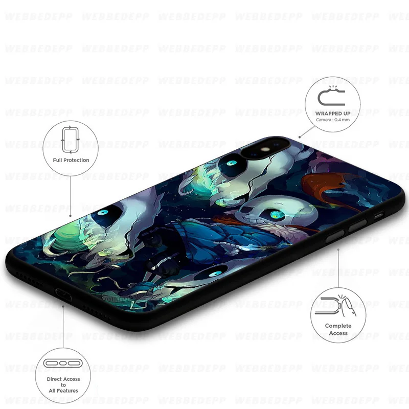 WEBBEDEPP Bad Time Undertale мягкий чехол для Samsung Galaxy S10 S10e S9 S8 Plus S7 S6 Edge &amp J6 2018 Note 10 9 8 |