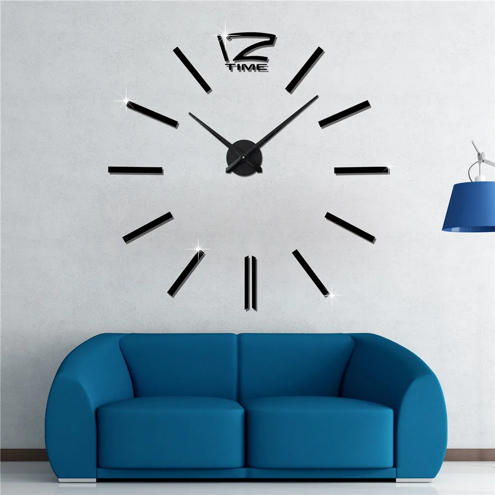 Reloj сравнению 2018 горячая Распродажа 3D настенные наклейки Креативные Часы для