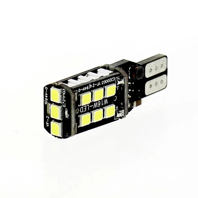 10X Высокая мощность T15 Canbus 15 SMD 2835 LED W16W без ошибок 15SMD автомобильная лампа заднего