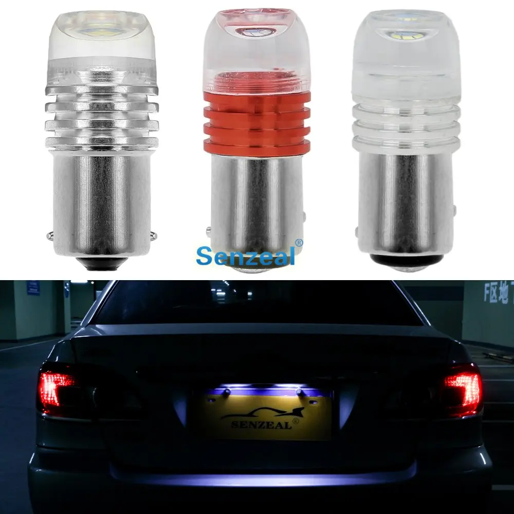SENZEAL светодиодный автомобильный стоп-светильник s 1156 2 шт. 1157 лампы Superb 5730 3SMD 1 6 Вт