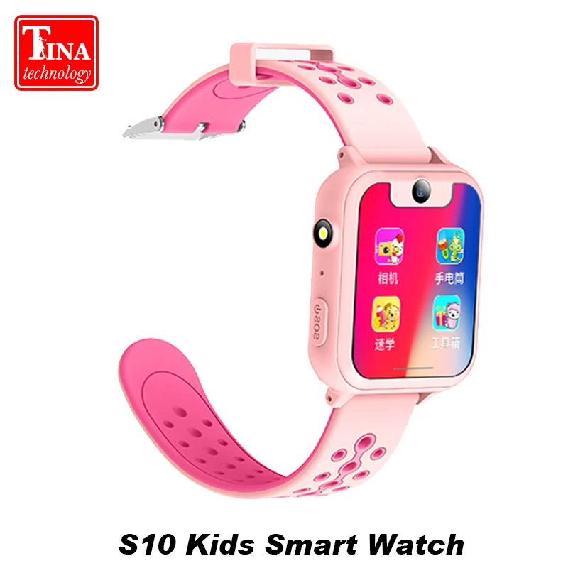 S10 смарт Детские часы с GPS камера для отслеживания SOS перезвонить сим