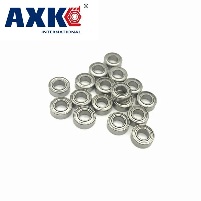 Axk R168zz подшипник Abec 1 (10 шт.) 1/4 &quotx3/8&quot x1/8 &quotдюйм миниатюрный R168 Zz Шариковые