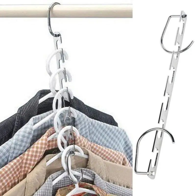 1 шт. многофункциональный металлический каскадные ClosetClothes вешалка для одежды