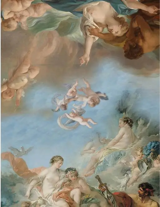 3d стереоскопические Настенные обои на потолок картина маслом с ангелом 3D для