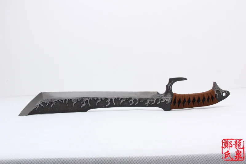 Бесплатная доставка пламя Самурай искусственная кожа черный шнур | Дом и сад