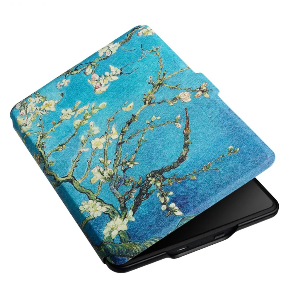 For Amazon New Kindle (8th Generation 2016) 6'' E-reader Cover Premium PU Leather Slim Shell Smart Auto Wake/Sleep | Компьютеры и