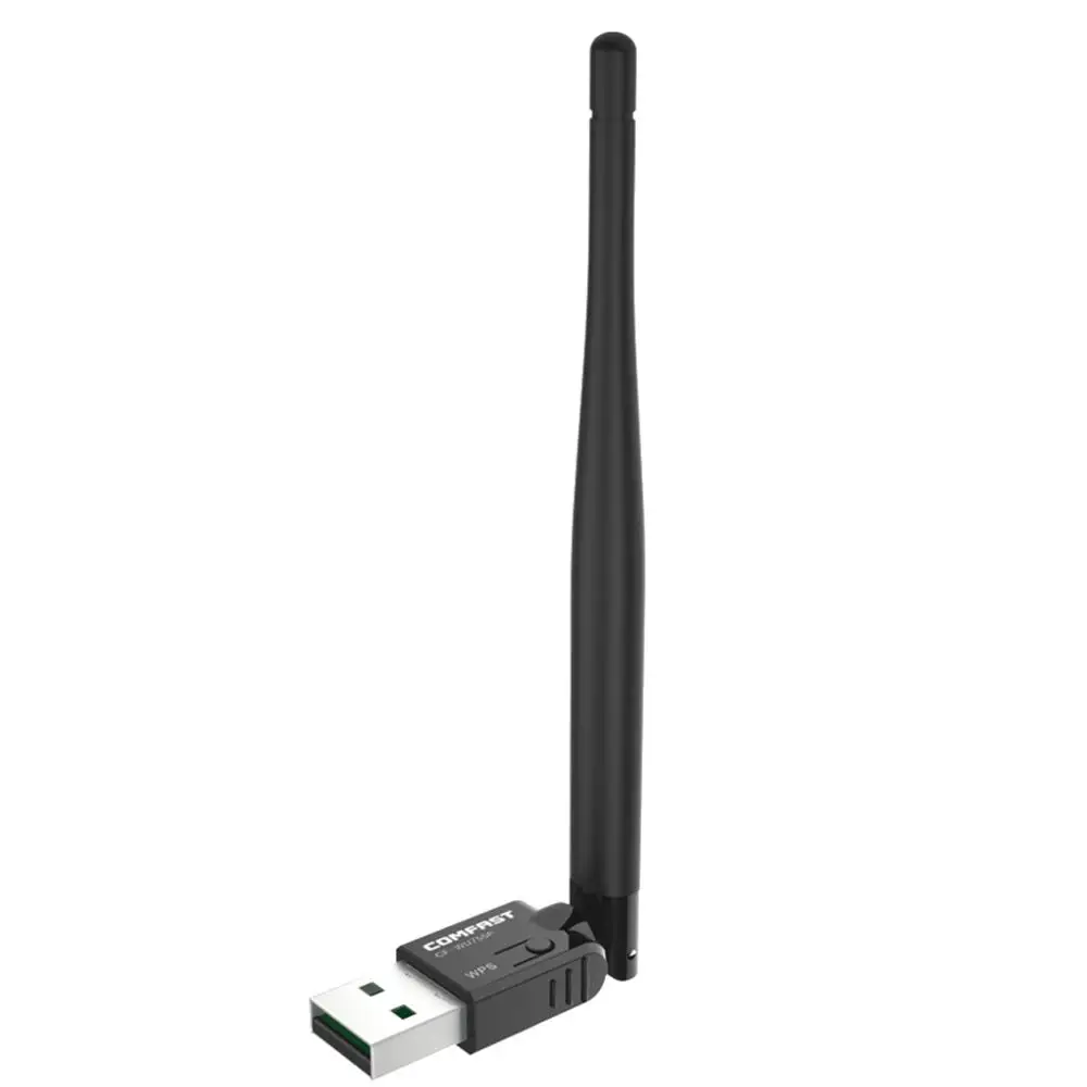 COMFAST Mini 150mbps Wifi адаптер 802.11b/n/g USB Wi Fi сетевая LAN Карта 5dBi WiFi антенна Adaptador ноутбук