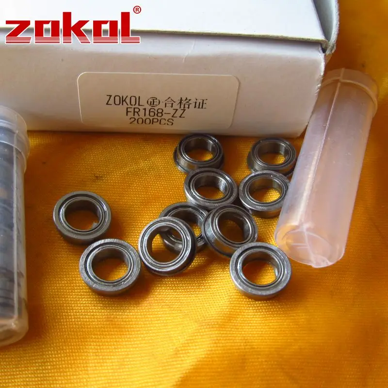 ZOKOL 10 шт. MF52ZZ к MF148ZZ фланцевый подшипник MF63 MF74 MF84 MF83 MF85 MF105 MF106 MF126 MF128 MF137 ZZ радиальный