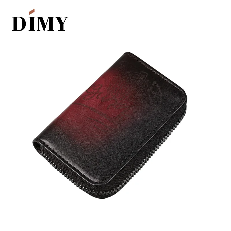 DIMY мужские кожаные кошельки для ключей Бизнес Мода крючки сумка портмоне слоты