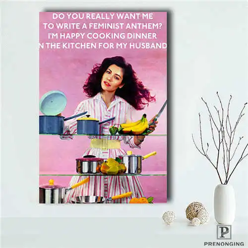 Изготовленный На Заказ фроот Марины и бриллианты (2) Печатный постер ткани стены