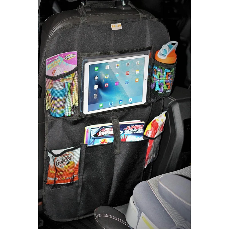 Car Back Seat Organizer With Tablet Holder - Press Screen Pocket For Android & Ios Tablets Up To 10.5 inch Multipurpose Use | Автомобили
