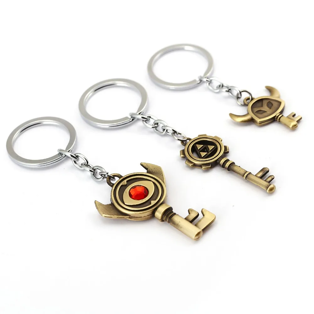 Горячая Распродажа брелок с рисунком из игры металлический цепочка для ключей