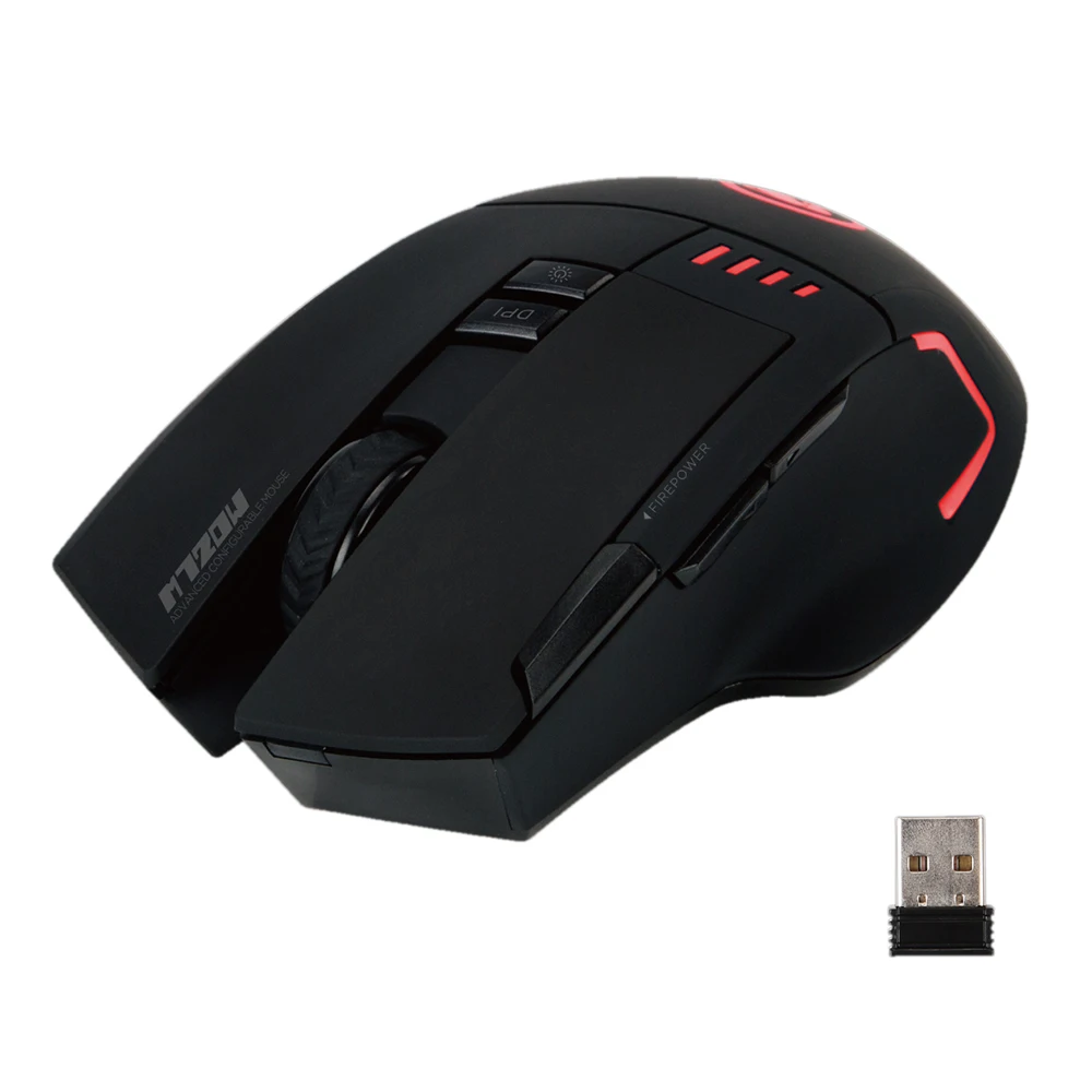 MARVO M720W игровая мышь, 8 кнопок светодиодный беспроводной мыши, Регулируемый dpi оптический, эргономический USB Мыши для ПК/ноутбуков/компьютера