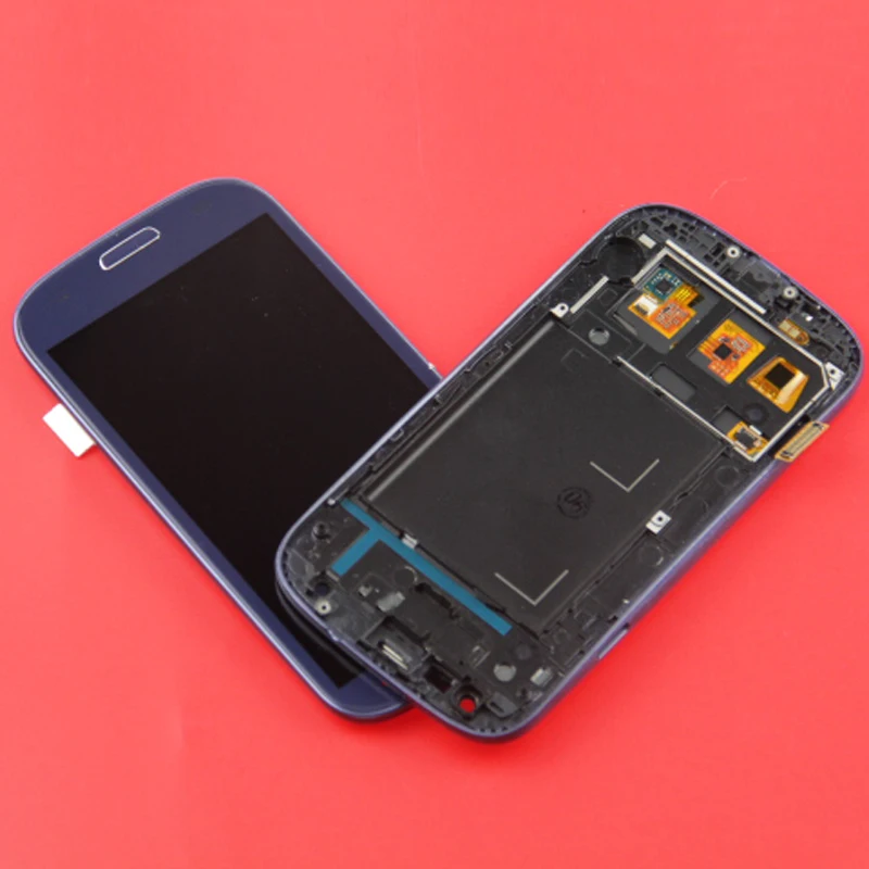 Для Samsung Galaxy S III S3 I9300 ЖК-дисплей сенсорный экран для телефона дигитайзер в сборе