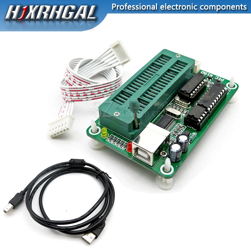 Программатор PIC K150 + ICSP с микроконтроллером и USB-кабелем | Электронные компоненты