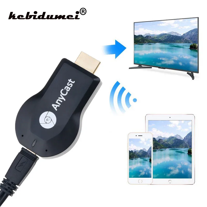 Беспроводной HDMI совместимый ТВ стик для AnyCast M2 Airplay Wi Fi дисплей ключ приемник Miracast