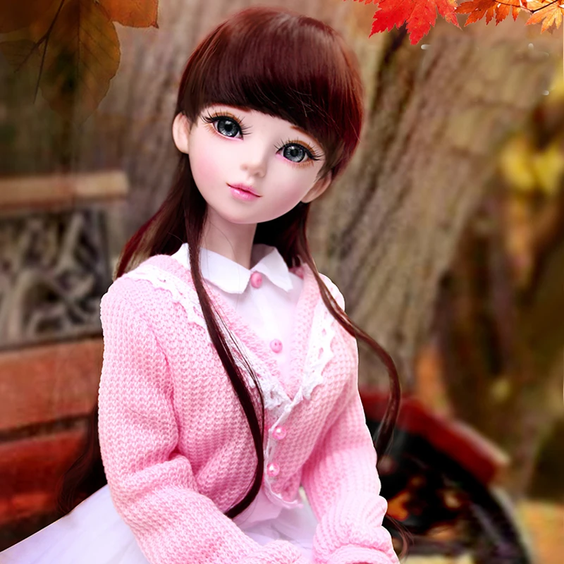 Оригинальная ручная работа 1/3 Bjd кукла полный комплект большой 60 см Модная