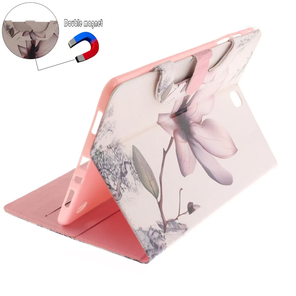 Case For Samsung Galaxy Tab A 9.7 sm-T550 Flip PU Leather Cover for SM T550 T555 Handle Stand | Компьютеры и офис