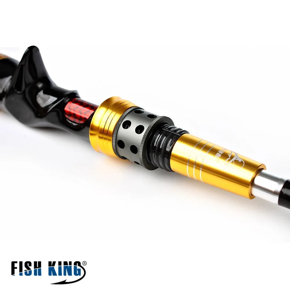 FISH KING карбоновая жесткая рыболовная удочка для приманки брендовая супер 2 1 М/2 4 м