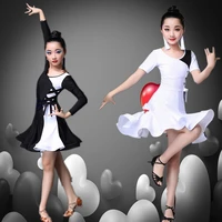childrens latin dance skirt girls costumes childrens summer performance competition practice clothes latin dance costumes