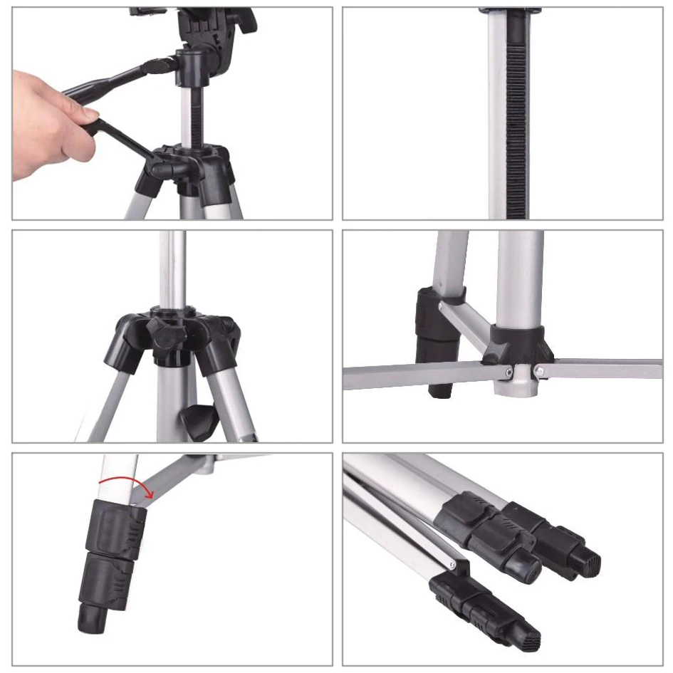 Мини штатив Трипод ALUMOTECH для цифровой зеркальной фотокамеры смартфона студийной