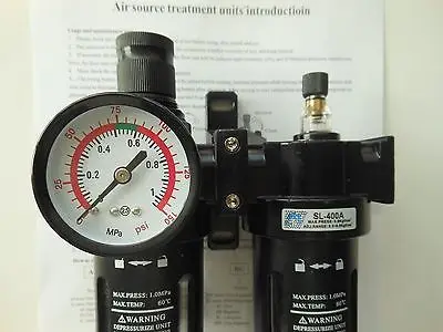 SFC-400 G1/2 ''Пневматический воздушный фильтр Регулятор смазка SL400A BSP 1/2 |