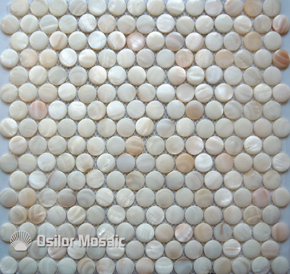 Натуральный красный цвет китайская пресноводной раковины выпуклая бесшовная