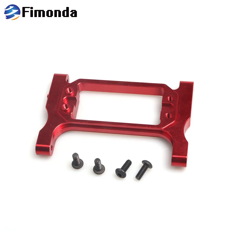 Red TRX4 металла Алюминий спереди Сервоусилитель подставка для 1/10 Радиоуправляемый гусеничный автомобилей TRAXXAS TRX-4#8239 обновления Запчасти - Цвет: Red