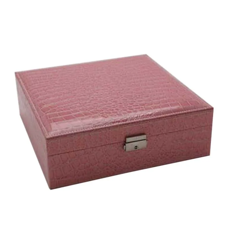 Hoomall дорожная шкатулка CaseLeather шкатулка для украшений мульти косметический Органайзер для ювелирных изделий с зеркалом коробка для хранения
