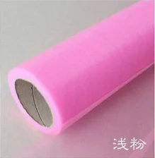 light pink 1 шт., 30 м* 50 см, прозрачный тюль из органзы с кристаллами, рулон ткани, тюль для украшения детского душа, свадебные украшения, девичник, вечерние, Q - Цвет: light pink