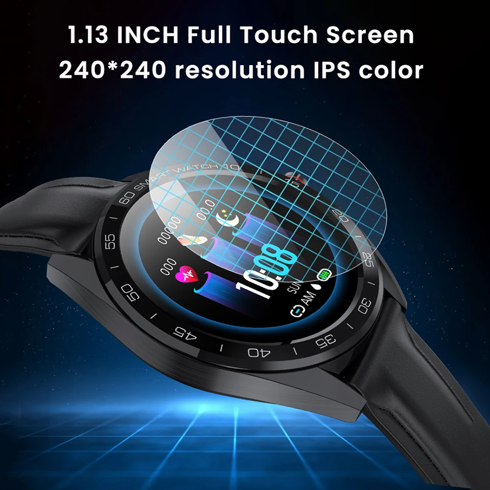 Смарт-часы Virtoba GT07, 1,3 дюймов, IP68, водонепроницаемые, Bluetooth, спортивные, умные часы для мужчин, фитнес-браслет, PK GT, часы для Android iOS