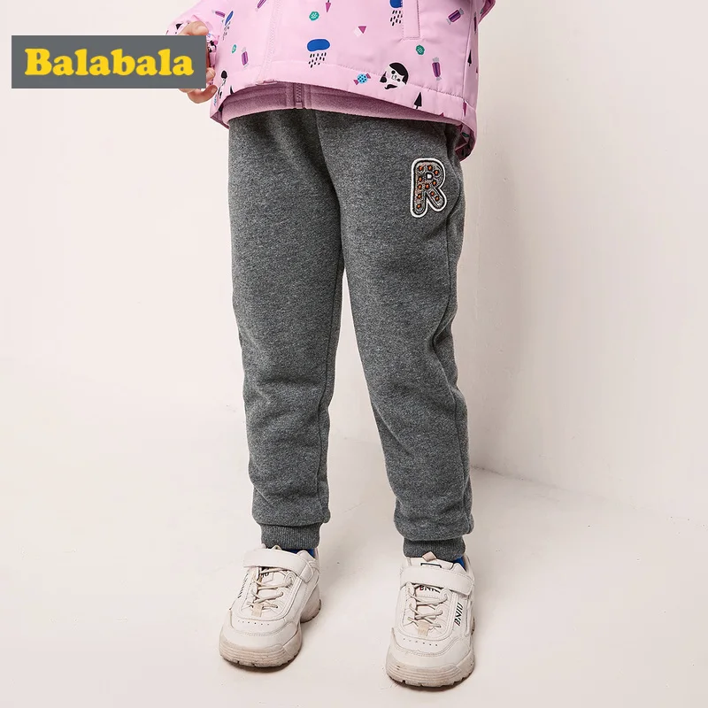 Balabala Todder/детские спортивные штаны на флисовой подкладке с аппликацией в виде