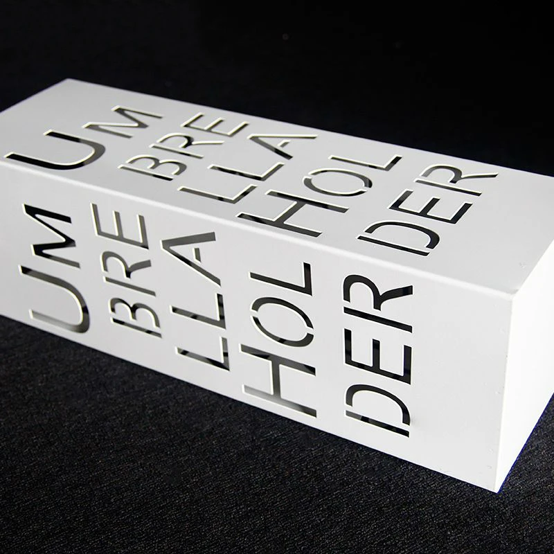 Креативная подставка для зонта модная железная дома и офиса стойка с надписью