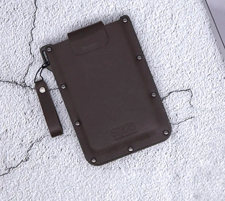 Держатель для кредитных карт из натуральной кожи, для мужчин и женщин, визитница для удостоверения личности, унисекс, тонкие женские кошельки, мини-Чехлы для карт - Цвет: Coffee microfiber
