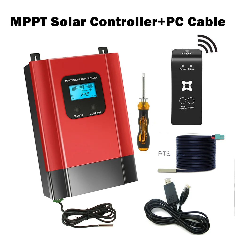 MPPT 12 В 24 в 36 в 48 в автоматический Солнечный контроллер заряда Esmart3-40A/60A RS485 солнечная панель контроллер заряда батареи с wifi и TSR