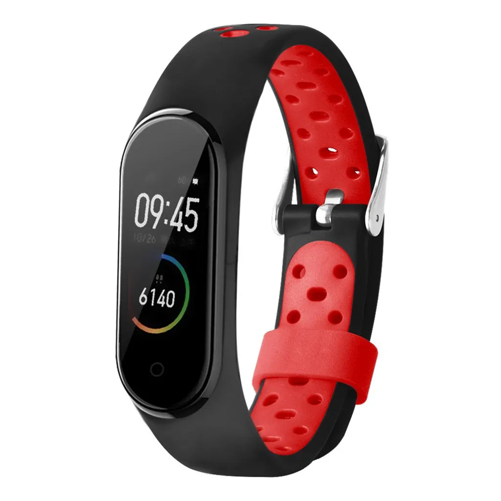 Браслет Correa Mi Band 4 для Xiaomi Новый легкий силиконовый сменный вентилируемый