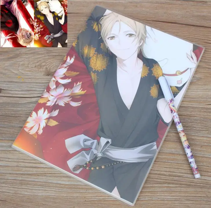 1 шт. Лидер продаж Kawaii аниме Япония Нацумэ Yuujinchou тетрадь Дневник канцелярские товары студенческие вентиляторы подарок - Цвет: 10