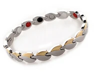 Браслет женский Магнитный из нержавеющей стали с германиевой цепочкой |