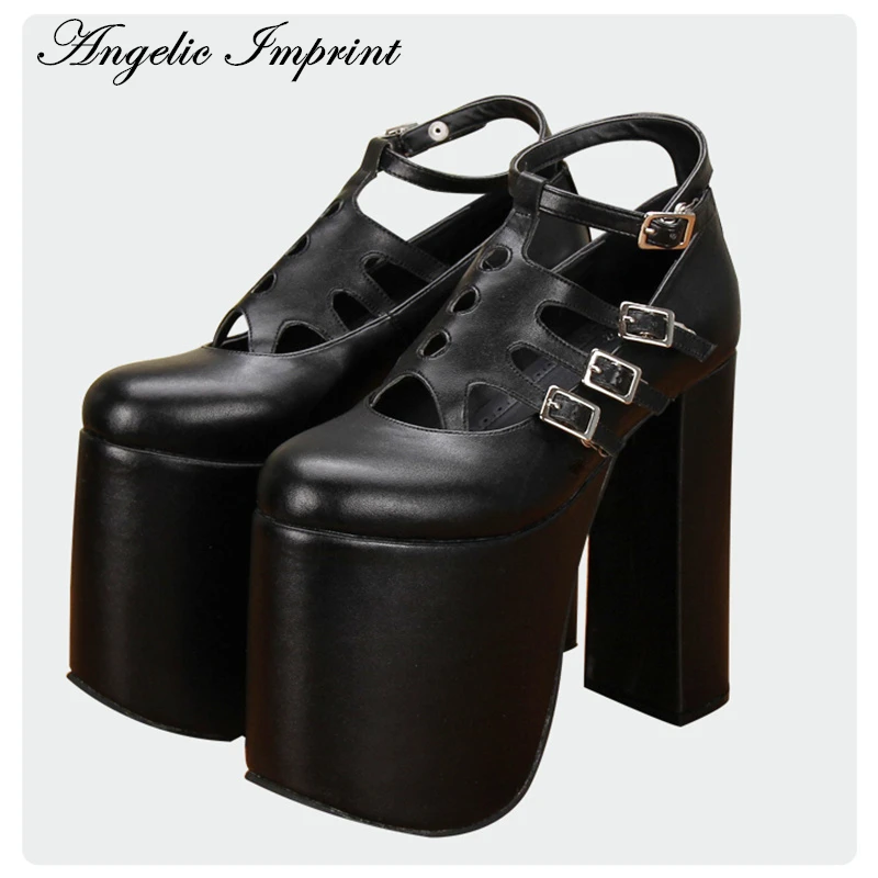 Туфли лодочки на высоком каблуке 15 см для косплея в готическом стиле|Женские