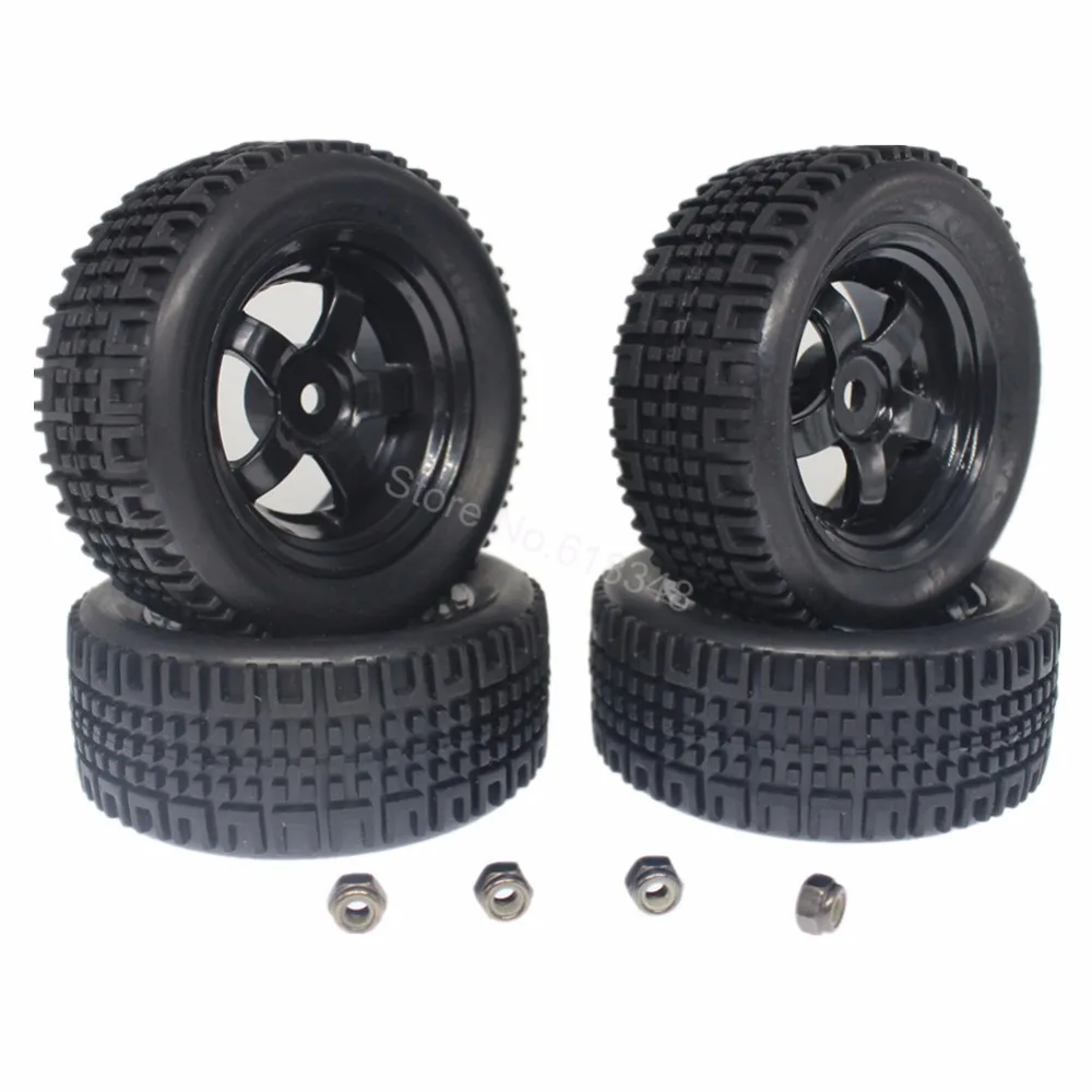 4 шт. 76 мм RC шины и колесные диски набор поролоновые вставки 12 шестигранный