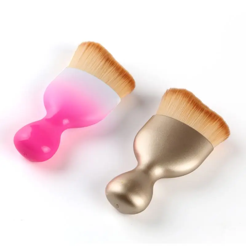 S образная Кисть для макияжа волнистая дуговая изогнутая форма волос основа