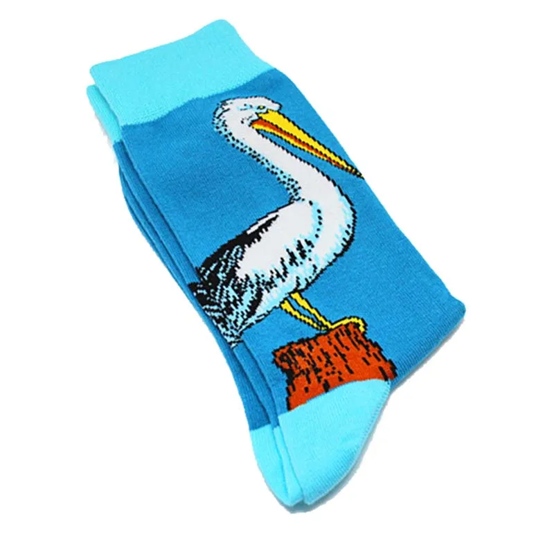 Прохладный Еда животного хип-хоп экипажа носки смешные Street Happy Socks Для мужчин Harajuku