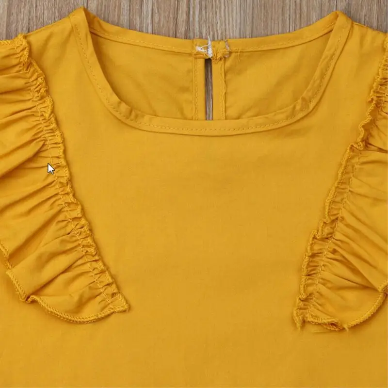 Комплект одежды для малышей топы без рукавов маленьких девочек короткие штаны