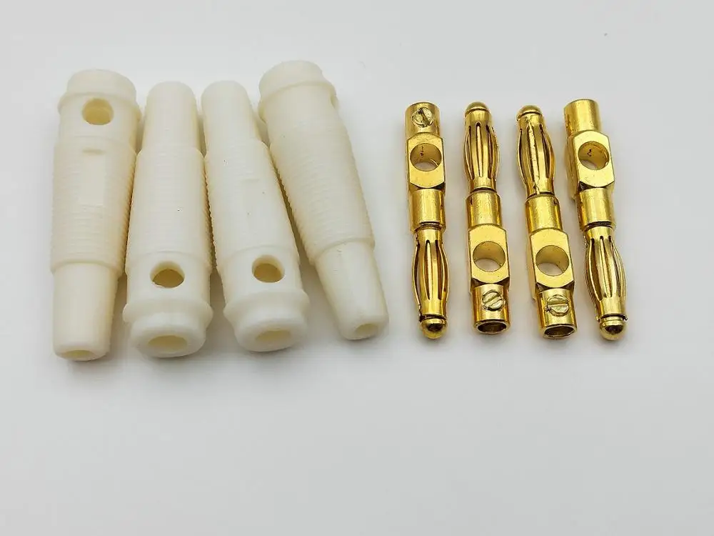 100 шт. позолоченные штекеры 4 мм|test connector|test goldtest plug |