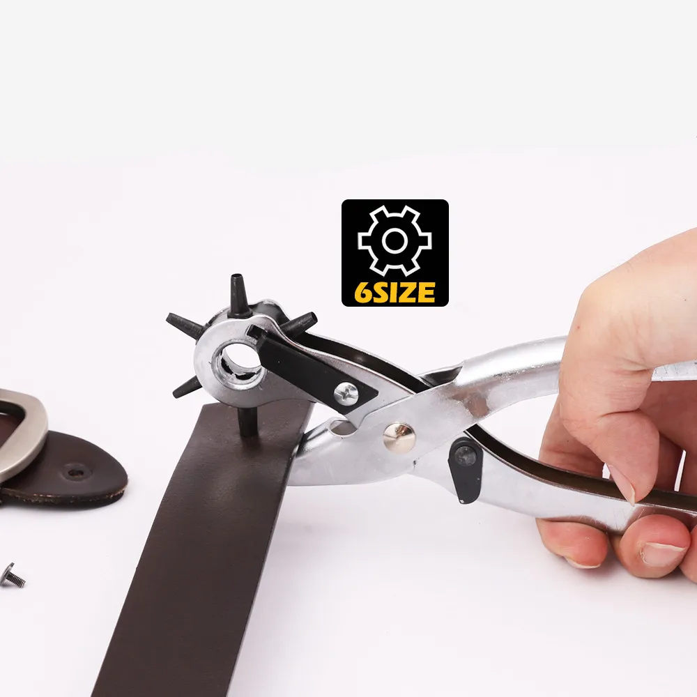 # Кожаный ремень плоскогубцы Дырокол перфоратор вращается швейная машина мешок