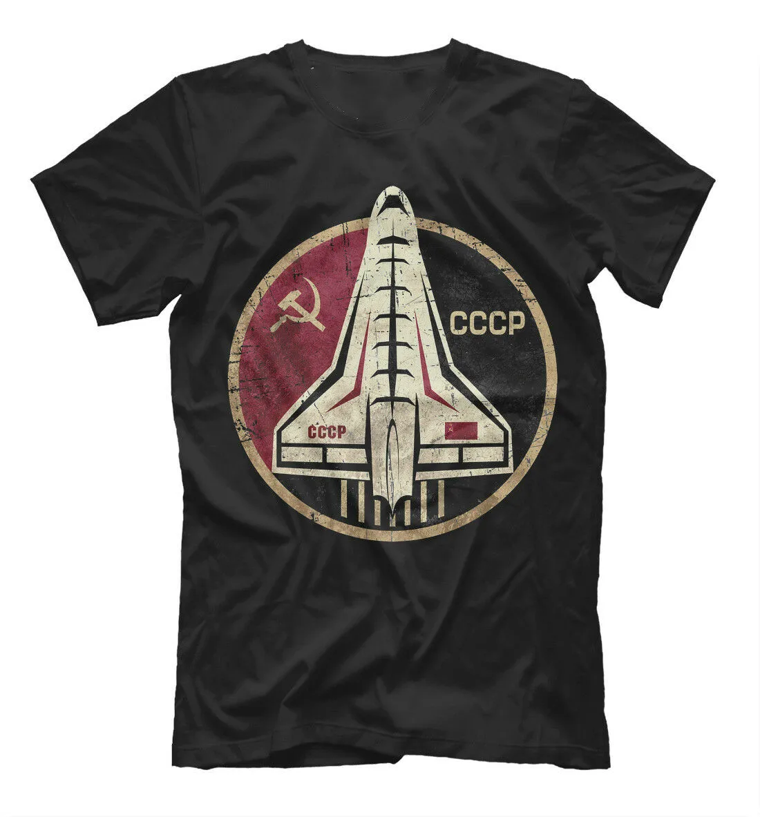 Новинка t-короткий СССР Kocmoc советский космический купон Россия Буран | Мужская