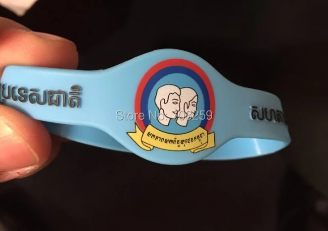 Пользовательские формы резиновые силиконовые браслеты EG WBSP01